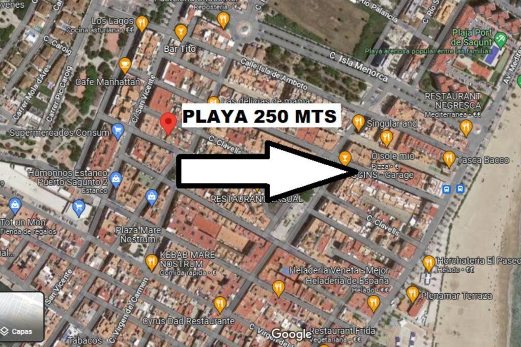 Acogedor Piso Cerca De La Playa Apartment Puerto de Sagunto Ngoại thất bức ảnh